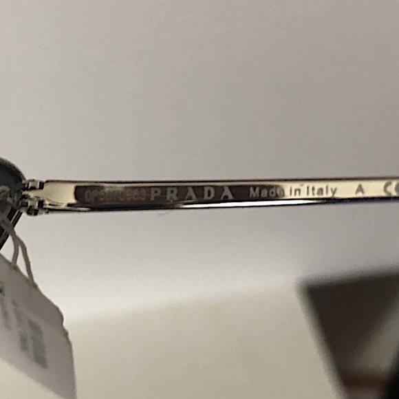 Prada - Prada Ultravox - Silver Cat Eye Sunglasses mirror - Picture 5 of 8